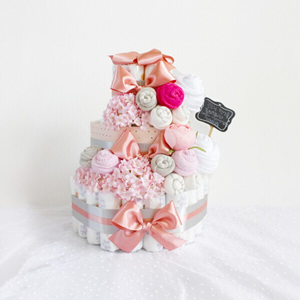 기저귀케이크 3단