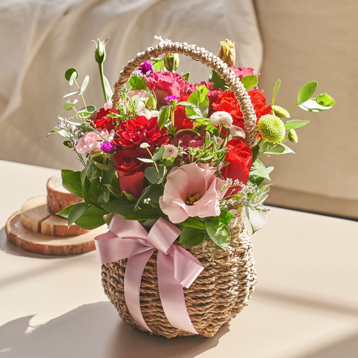 빨강계절바구니