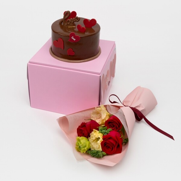 꽃집청년들,초콜릿 케이크와 꽃다발(서울한정)