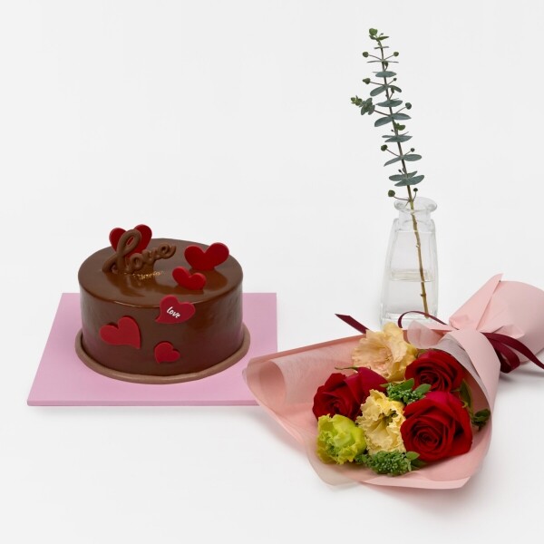꽃집청년들,초콜릿 케이크와 꽃다발(서울한정)