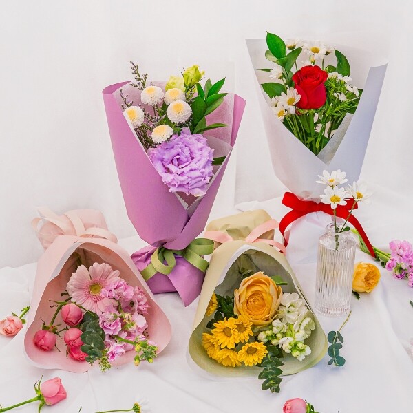 꽃집청년들,포시즌 한 줌 꽃다발