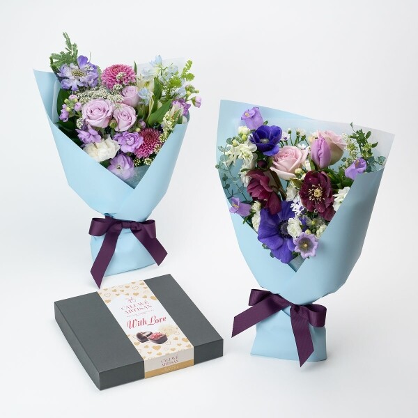 꽃집청년들,화이트데이 계절 꽃다발+칼루위 초콜릿 25구