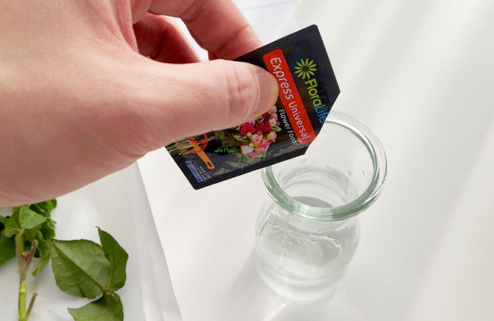 플라워푸드 사용 모습