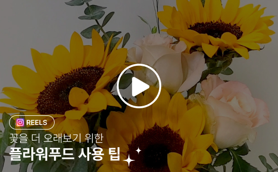 플라워푸드 사용 팁 영상 보러가기