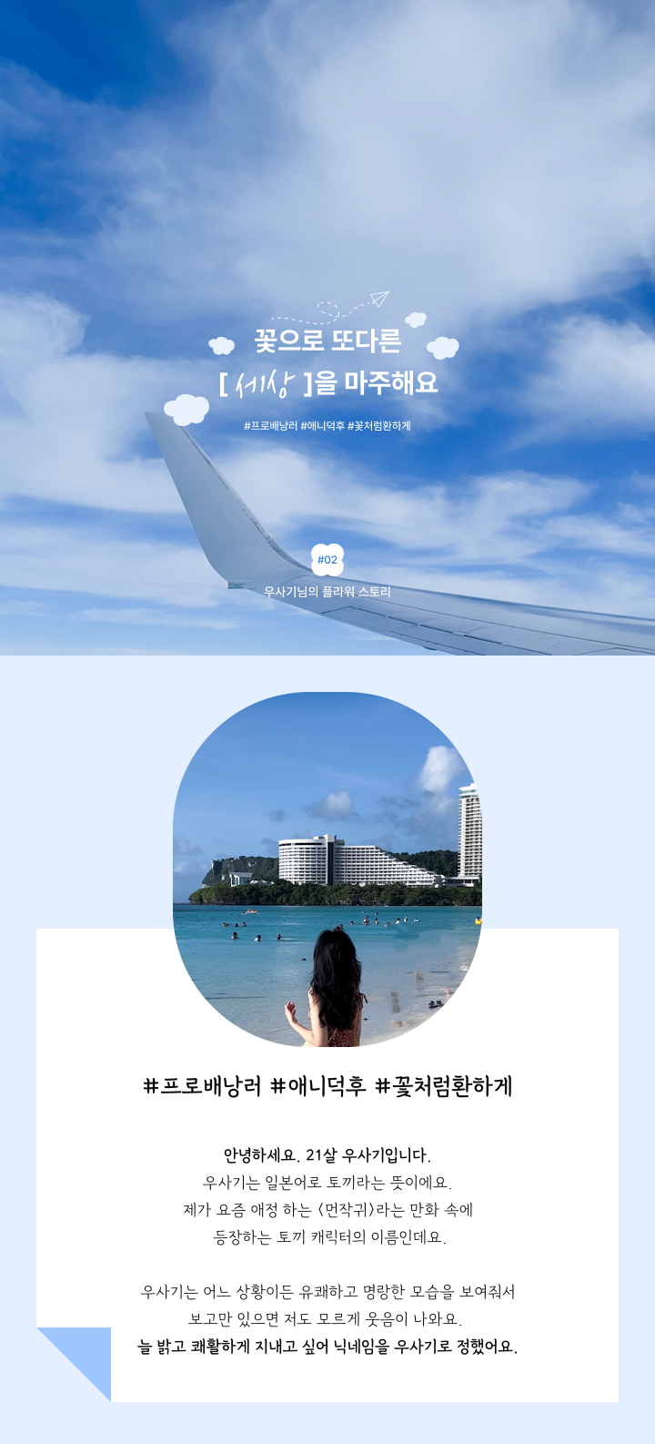 비행기, 해외여행, 여행, 꽃